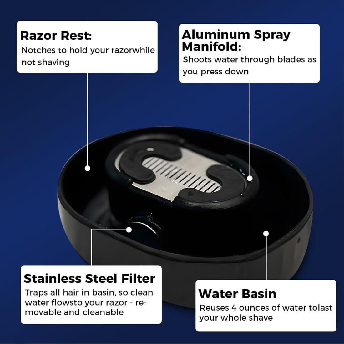 Shaver Flusher Can Be Cleaned Without Electricity