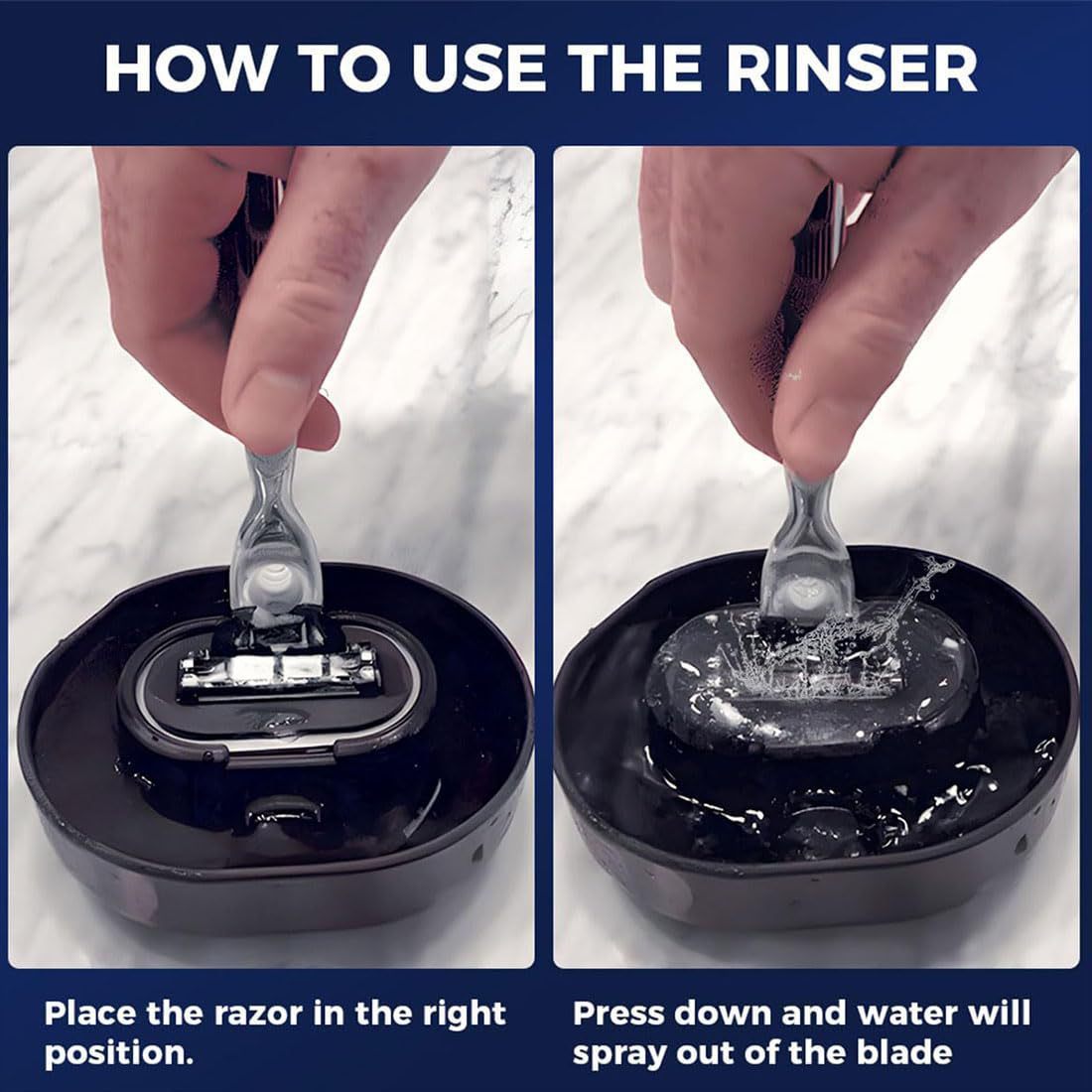 Shaver Flusher Can Be Cleaned Without Electricity