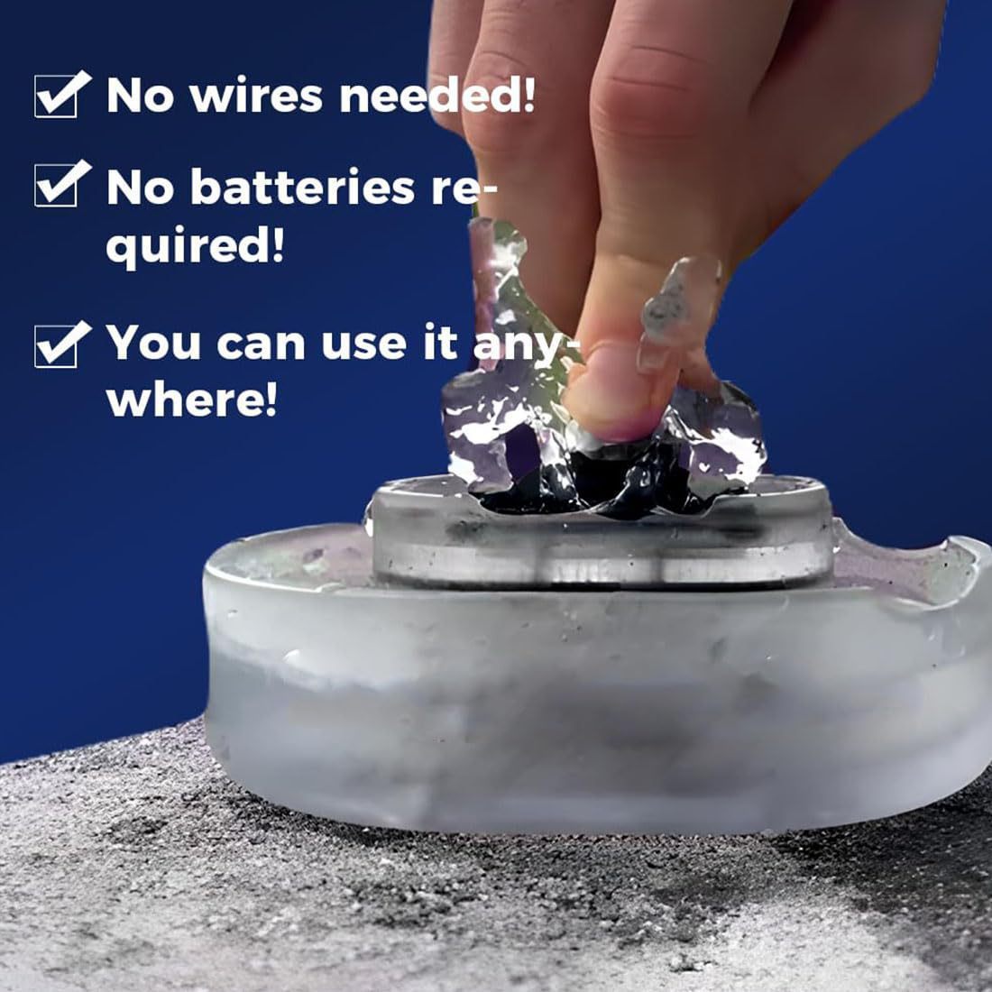 Shaver Flusher Can Be Cleaned Without Electricity